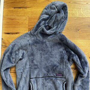 Melanzana Womens' High Loft Hoodie - Size L - Blue